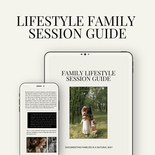 LIFESTYLE FAMILY SESSION GUIDE